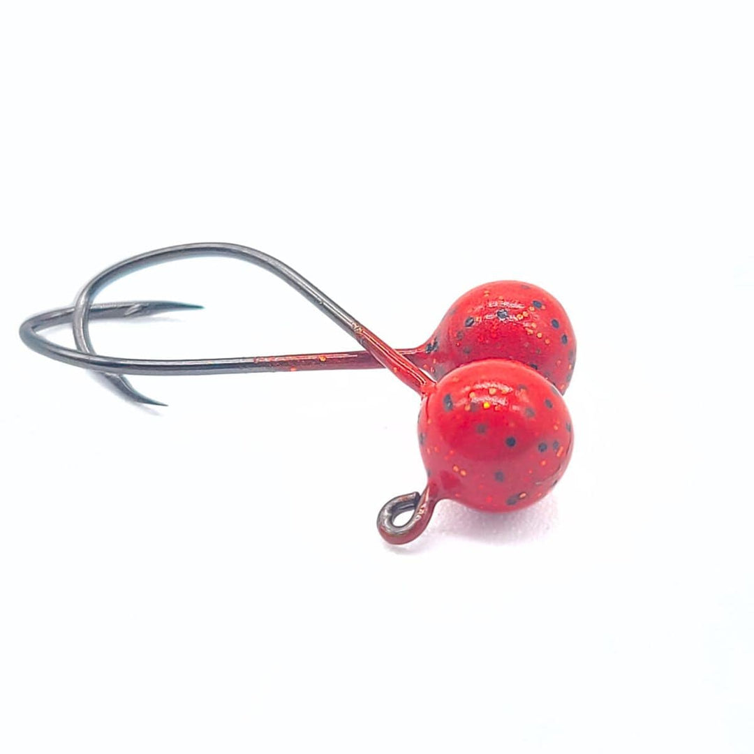 Round Jig Heads - 1/32- 1/16 - 1/8 - 10 Pack - No Collar